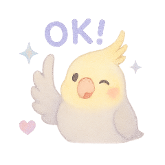 [LINEスタンプ] 【日常会話】ゆめかわな鳥達