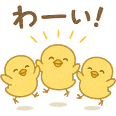 [LINEスタンプ] ふわふわひよこの毎日スタンプ