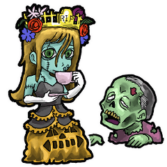 [LINEスタンプ] 動く屍体姫