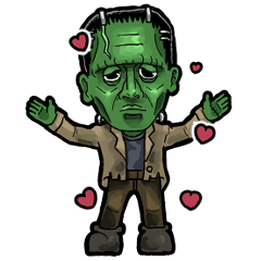 [LINEスタンプ] 動く怪物