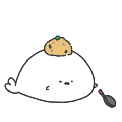 [LINEスタンプ] 食いしん坊あざらち3