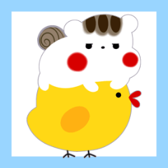 [LINEスタンプ] りす▷スタンプ