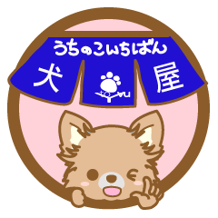 [LINEスタンプ] 【犬屋】うちの子1番(チワワ)①