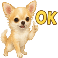 [LINEスタンプ] チワワ使いやすいスタンプ