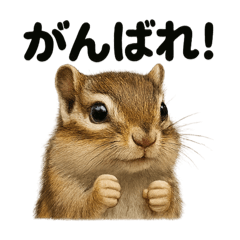 [LINEスタンプ] 優しいシマリスの日常で使えるLINEスタンプ