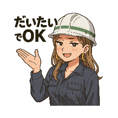 [LINEスタンプ] 働くお姉さんたち