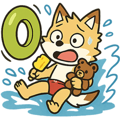 [LINEスタンプ] ファリーな夏！カダンの海辺大冒険