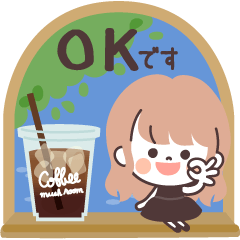 [LINEスタンプ] モノトーンLongちゃん・グルメ