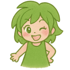 [LINEスタンプ] リーフィー・ハナ 〜やさしい緑の日々〜