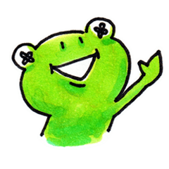 [LINEスタンプ] ゆるっとアオガエルさん