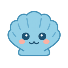 [LINEスタンプ] みずいろの貝