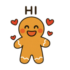 [LINEスタンプ] クッキーの仲間達英語