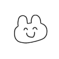 [LINEスタンプ] 表情で伝えるうさぎちゃん