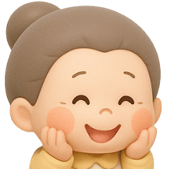 [LINEスタンプ] 【3D】でかでか感情編★可愛いばあば