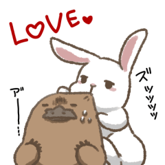 [LINEスタンプ] ゆかいなアニマルwithメンダコ