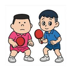 [LINEスタンプ] ピン吉＆ぽん太郎