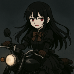 [LINEスタンプ] 夜野ちゃん - 闇の毒舌カラス女子