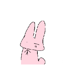 [LINEスタンプ] 動くうさぎーず