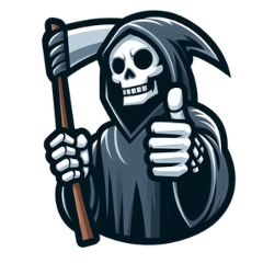 [LINEスタンプ] シュールな死神のスタンプ2