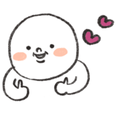[LINEスタンプ] シンプルなまるがおちゃん part2
