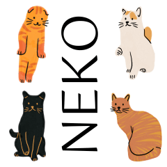 [LINEスタンプ] ロキアコ 大すき！猫