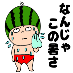 [LINEスタンプ] 【夏の初め】スイカちゃん3