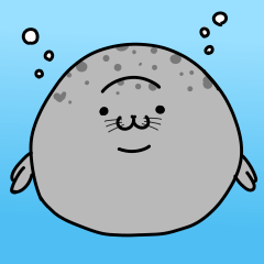 [LINEスタンプ] ぽよよアザラシ