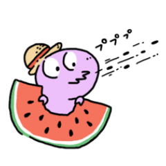 [LINEスタンプ] きょうりゅうポケットの夏