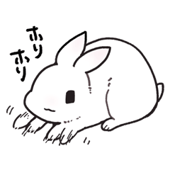 [LINEスタンプ] しろうさちゃんの日常スタンプ