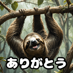 [LINEスタンプ] ほっこりイラストナマケモノ日和