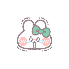 [LINEスタンプ] 動くうしゃぎ！！1-1 緑色