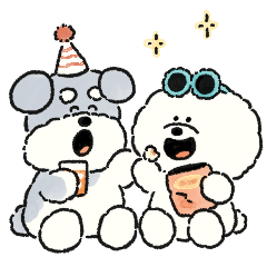 [LINEスタンプ] もふもふフレンズのお正月(再販)