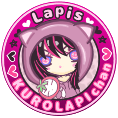 [LINEスタンプ] 新キャラ☆クロラピ！デカ文字ピンク