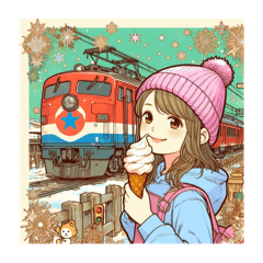 [LINEスタンプ] 無印鉄道10