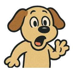 [LINEスタンプ] [アレンジ用]アメコミ風イヌ2