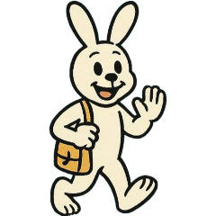 [LINEスタンプ] [アレンジ用]アメコミ風ウサギ2