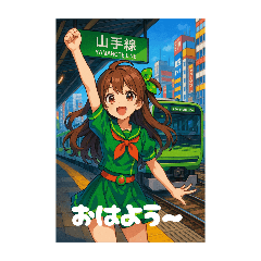 [LINEスタンプ] 鉄道ファンといつまでも