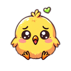 [LINEスタンプ] たれまゆひよこ