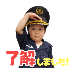 [LINEスタンプ] まんまるくん、3さいです！