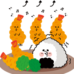 [LINEスタンプ] 敬語：おむすびだよ、まるしまさん