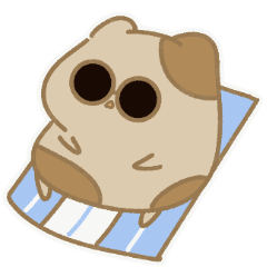 [LINEスタンプ] はむはむ☆サマー！