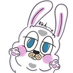 [LINEスタンプ] うさぎ、わりと自由。
