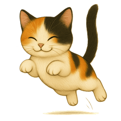 [LINEスタンプ] 三毛ねこスタンプ vol.1