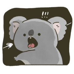 [LINEスタンプ] ちっちゃいコアラくん。②