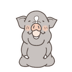 [LINEスタンプ] ミニブタ風太郎サンの動くスタンプ