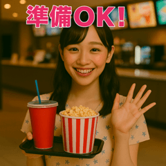 [LINEスタンプ] 「理想の彼女とデートなう。」