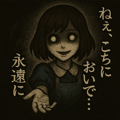 [LINEスタンプ] 恐怖と可愛さの彼女