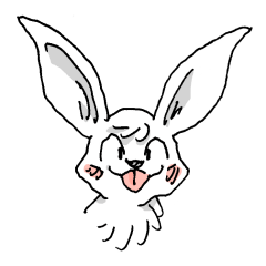 [LINEスタンプ] うさぎ210号