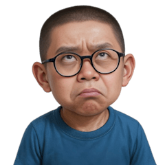 [LINEスタンプ] おもしろメガネ男子  (NT)