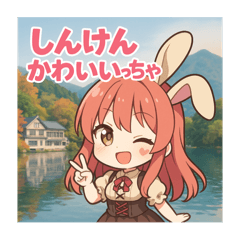 [LINEスタンプ] な〜ずカフェ れな 大分散歩
